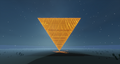 Huge Inverted Sand Pyramid