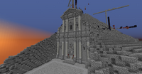 Church made from a lavacast