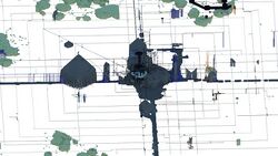 This render by IronException shows the highway system around End Spawn in May 2019.
