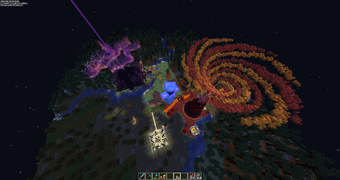 Nether Region and Aurora Borealis of End Region of Don Tour by EddyNoChong.