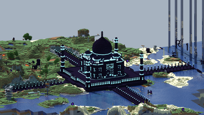 Obsidian Taj Mahal