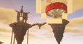 The first floating islands built at Geezer Town 5