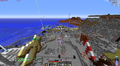 Lukent arriving at the ruins of Aureus City, starting on the Aureus City 2022 Rebuild