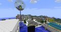Another view that shows the floating glass sphere