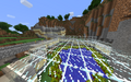 A wheat farm at one section of the base, 4/2/12