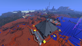 LordGalvatronMC's partially-completed pyramid, in the middle of his area.
