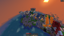 Base is blown up