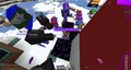 All of the John accounts stuck in godmode floating midair next to their bed.[3]