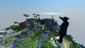 A render of Block Game Mecca, according to some to be largest base ever on 2b2t