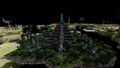 Panda's Mayan Temple with other smaller builds in the background