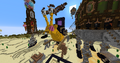 Breithan's SnellyJR and SilverEyes2b2t's Walking Gumball Machine, Quackitiy's duck overhead