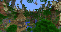 The center of Krobar01's Phenomena Island at Five Isles