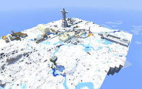 An early render of Imperator's Base. Parts of the original Viking Base can be seen near the center of the image