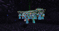 The group photo taken after the deletion of the Bedrock Comet.
