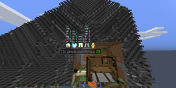 one of the buildings at VOID spawnbase of 2b2t,group