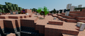 Brick biome at Block Game Mecca.