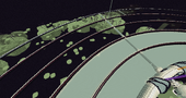 Partial view of the unfinished rings