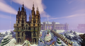 Cathedral at Wintermelon, one of the most well known bases in the server's history. Members of the base were some of the first to use the 11/11 dupe in 2016.