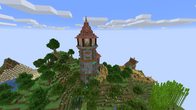 Tower in cgtdream's base before it was griefed