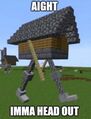The walking house meme that helped inspire the Migration Base