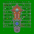 Map of the 2b2t Museum (4 by 4 maps)