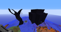 The 'Angel of Dignity' and obsidian Nomad Hut at Mesa Homeland