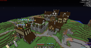 Construction of the medieval area