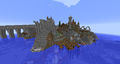 The foundation of LordGalvatronMC's castle, and the dockyard district