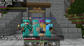 some Gape Group members in front of "the Bunker"