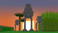 AT-AT and 2 AT-ST