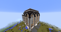 The exterior of King_Aurelius' Founders Temple, under construction